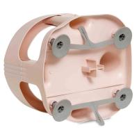 Asiento de baño rosa con ventosa y panel de actividades INTERBABY