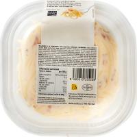 Tallarines a la carbonara EROSKI, bandeja 280 g