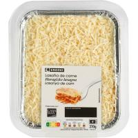 Lasaña de carne EROSKI, bandeja 370 g
