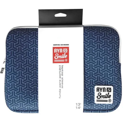 Funda estampado azul para dispositivos de 13 y 14" Kimono SMILE