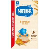 Papilla 8 cereales con miel NESTLÉ, caja 950 g