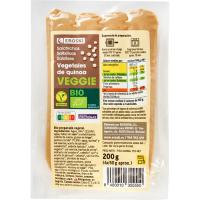 Salchicha veggie de quinoa y tofu EROSKI, sobre 200 g