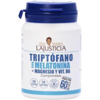 Triptofano c/ melatón+magnesio+vit B6 A. LAJUSTICIA, bote 60 uds