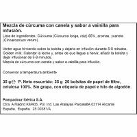 Infusión de canela y vainilla POMPADOUR, caja 20 sobres