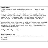Infusión de melisa y miel POMPADOUR, caja 20 sobres