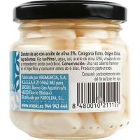 Dientes de ajo en aceite de oliva EROSKI, frasco 80 g