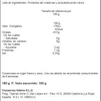 Pimiento cristal LEYENDA, frasco 165 g