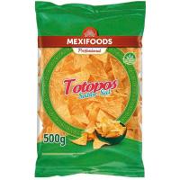 MEXIFOODS PROFESIONAL gatzdun totopoak, paketea 500 g MEXIFOODS PROFESIONAL gatzdun totopoak, paketea 500 g
