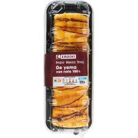 Brazo de yema con nata EROSKI, 550 g