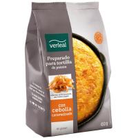 Preparado de tortilla, cebolla caramelizada VERLEAL, bolsa 450 g