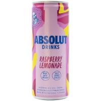 Vodka con limonada de frambuesa ABSOLUT, lata 25 cl Vodka con limonada de frambuesa ABSOLUT, lata 25 cl