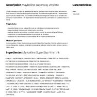 MAYBELLINE Vinyl Ink 100 Charmed ezpainetakoa, sorta 1 ale