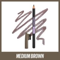 Lápiz de cejas brow 04 med brown MAYBELLINE EXPRESS, pack 1 ud