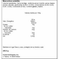 EL GRECO soletilla bizkotxoa, paketea 250 g