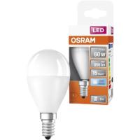Bombilla Led E14 esférica 7W luz neutra (4000k) OSRAM, 1 ud
