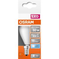 Bombilla Led E14 esférica 7W luz neutra (4000k) OSRAM, 1 ud