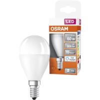 Bombilla Led E14 esférica 7W luz fría (6500k) OSRAM, 1 ud
