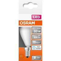 Bombilla Led E14 esférica 7W luz fría (6500k) OSRAM, 1 ud