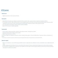 Gel dentífrico junior VITIS, tubo 75 ml