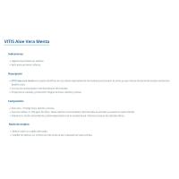 Dentífrico de aloe vera VITIS, tubo 150 ml + 15% gratis