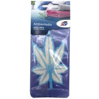 Ambientador celulosa hoja aroma ropa limpia 3CV, 1 ud