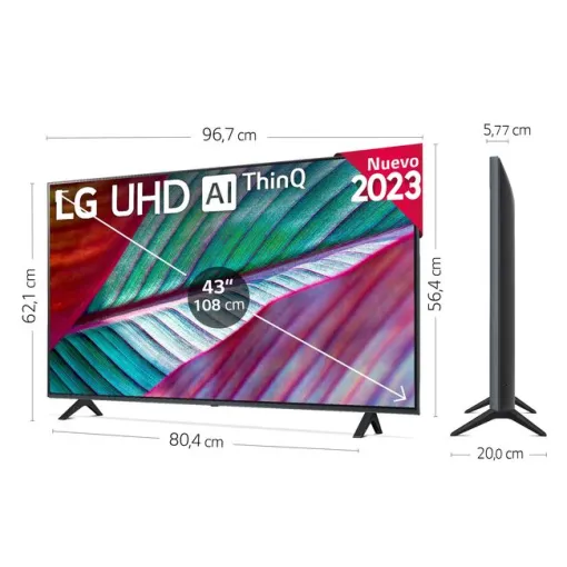 TV Led  43" 4K UHD Smart 43UR78006LK LG