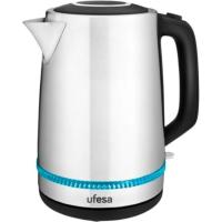 Hervidor de 1,7 litros, 2200W, Inox Ness UFESA
