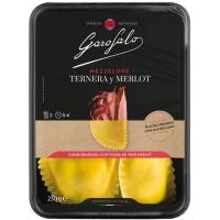 Mezzelune de ternera y merlot GAROFALO, bandeja 230 g Mezzelune de ternera y merlot GAROFALO, bandeja 230 g