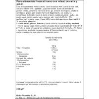 Mezzelune de ternera y merlot GAROFALO, bandeja 230 g