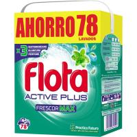 Detergente en polvo FLOTA MAX, maleta 78 dosis