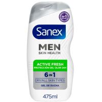 Gel de ducha Active Prot SANEX MEN, bote 475 ml