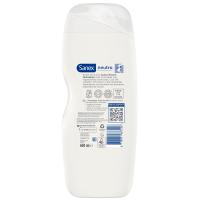 Gel de ducha hidratante piel normal SANEX SIN, bote 600 ml