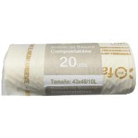 Bolsa de basura compostable 35 L FAMI, paquete 20 uds