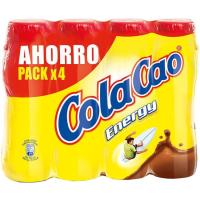 Batido de cacao COLACAO ENERGY, pack 4x188 ml