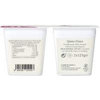 Requesón 0% MG PASTORET, pack 2x125 g