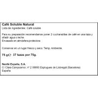 Café soluble natural NESCAFÉ, doypack 75 g