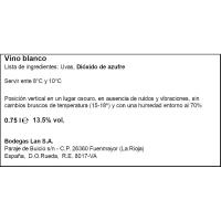 Vino Blanco Verdejo D.O. Rueda LAN, botella 75 cl