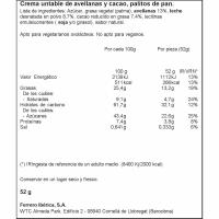 Crema de untar T1 NUTELLA&GO, bote 52 g