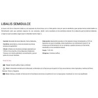 Vino Blanco Semidulce LIBALIS, botella 75 cl