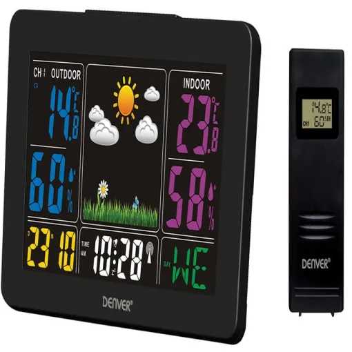 Estacion meteorologica, negra, WS-540 DENVER