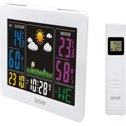 Estacion meteorologica, blanca, WS-540 DENVER Estacion meteorologica, blanca, WS-540 DENVER