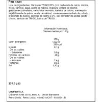 Plain Naans PATAK'S, bandeja 320 g