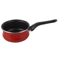 Cazo Praga de acero esmaltado rojo, apto para todo tipo de cocinas MAGEFESA, Ø12 cm