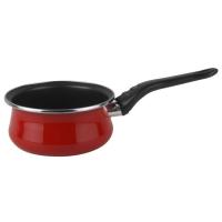 Cazo Praga de acero esmaltado rojo, apto para todo tipo de cocinas MAGEFESA, Ø14 cm