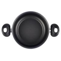 Olla Praga con tapa, acero esmaltado rojo, apta para todo tipo de cocinas MAGEFESA, Ø204cm