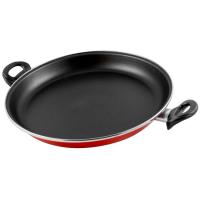 Paellera Praga, acero esmaltado rojo, apta para todo tipo de cocinas MAGEFESA, Ø30 cm