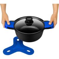 Protector multiusos de silicona azul, imantado MONIX, set 2 uds