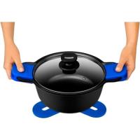 Protector multiusos de silicona azul, imantado MONIX, set 2 uds