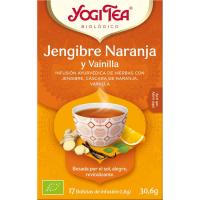 Té jenjibre naranja YOGI TEA, caja 30,6 g