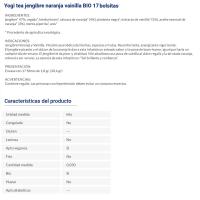 Té jenjibre naranja YOGI TEA, caja 30,6 g